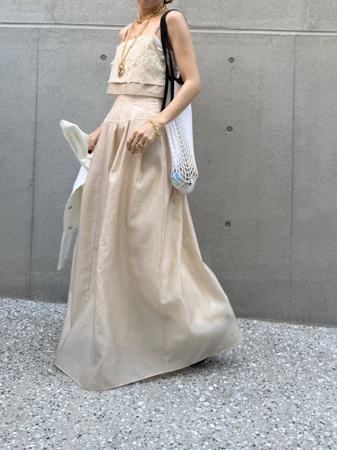 organdy maxi skirt